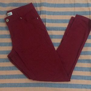 💀Burgundy Skull Jeans 💀